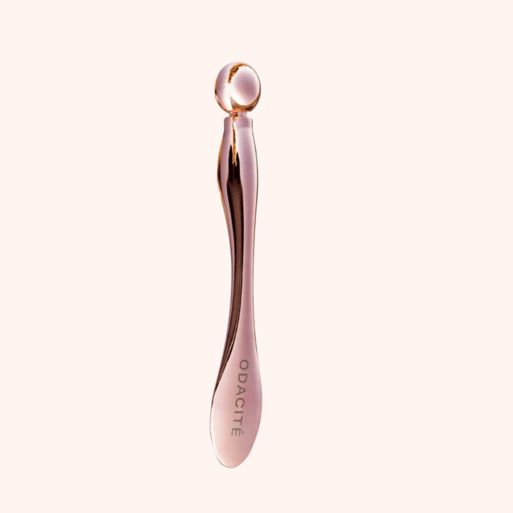 NEW Odacite Mon Ami Facial Acupressure Beauty Tool & Sustainable Spatula Pink